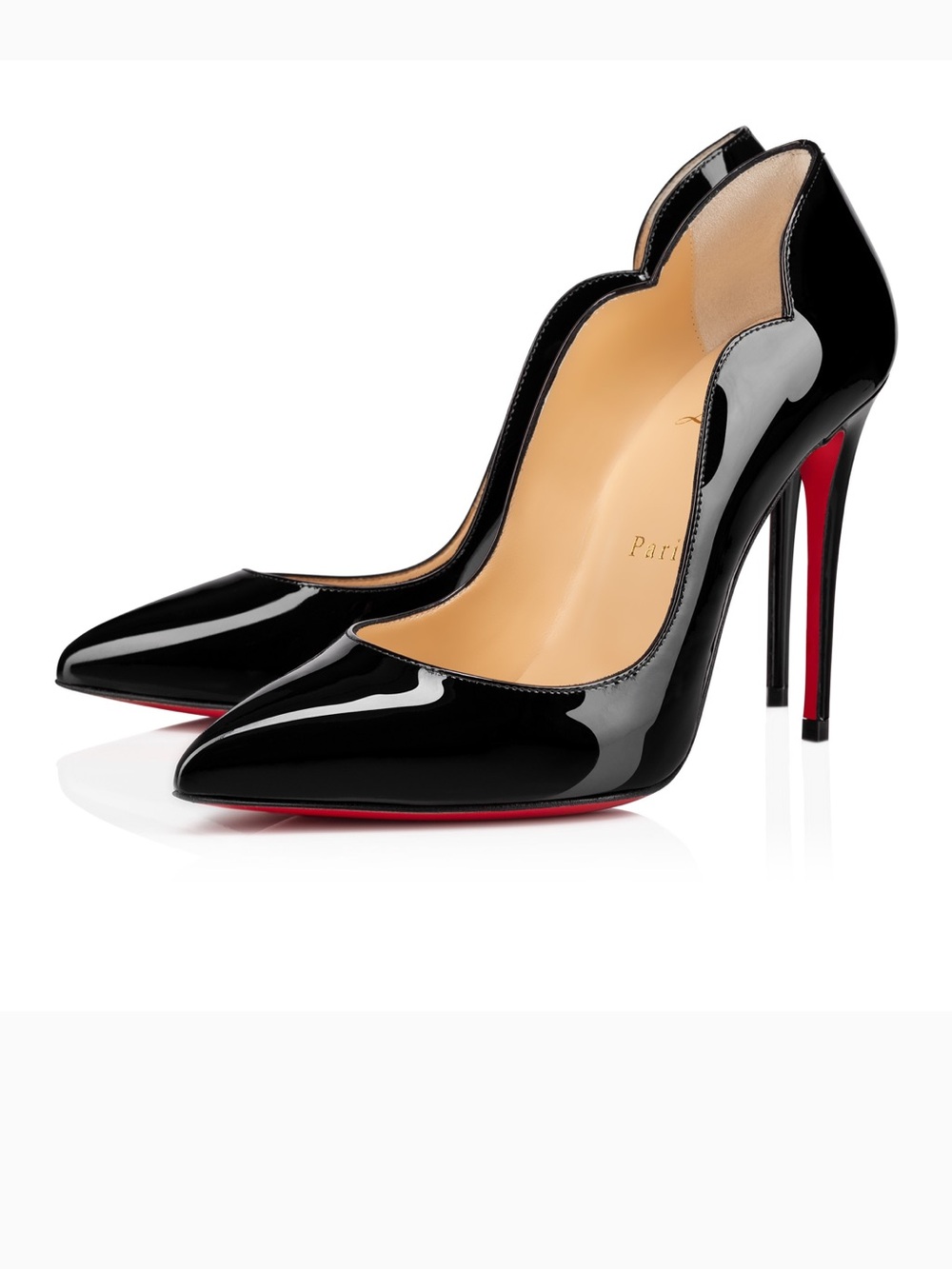 Christian Louboutin Hot Chick Patent Leather 100 mm Pumps US 8 EU 39 New In Box